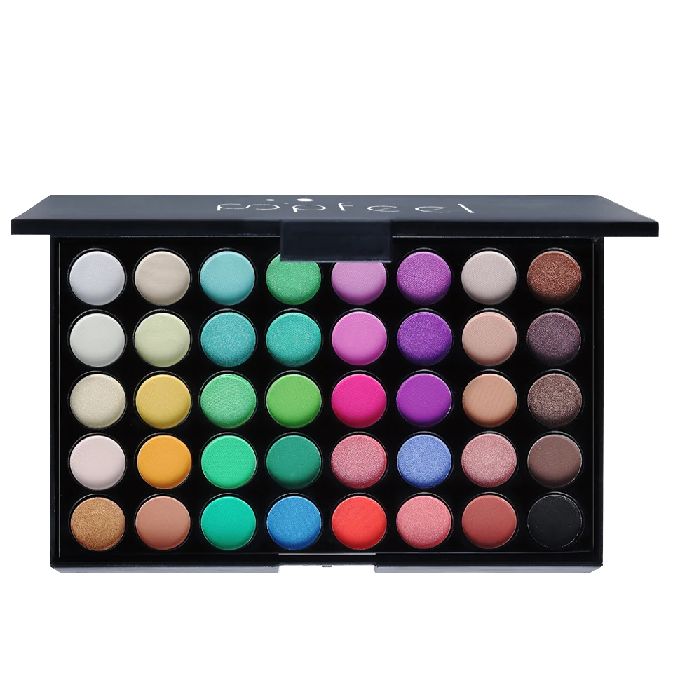 POPFEEL 40-Color Eyeshadow Palette – Long Lasting & Easy Blend