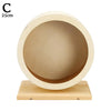 Golden Bear Silent Wooden Hamster Wheel with Cork Pad