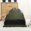 Foldable Pet Tent Nest – Breathable Semi-Closed Outdoor Bed with Cooling Pad