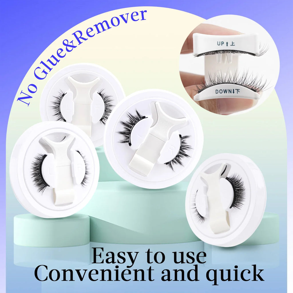 Magnetic Mink Lashes Set – Reusable with Tweezers