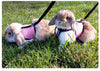 Breathable Rabbit Harness & Leash Set – Multi-Color Adjustable Vest Carrier