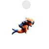 Floating Diver Ornament – Hayao Miyazaki Blue Fatty Aquarium Decor