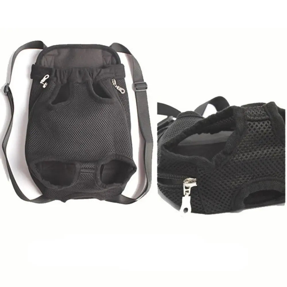 Adjustable Pet Carrier Backpack – Front Pack for Small Dogs & Cats