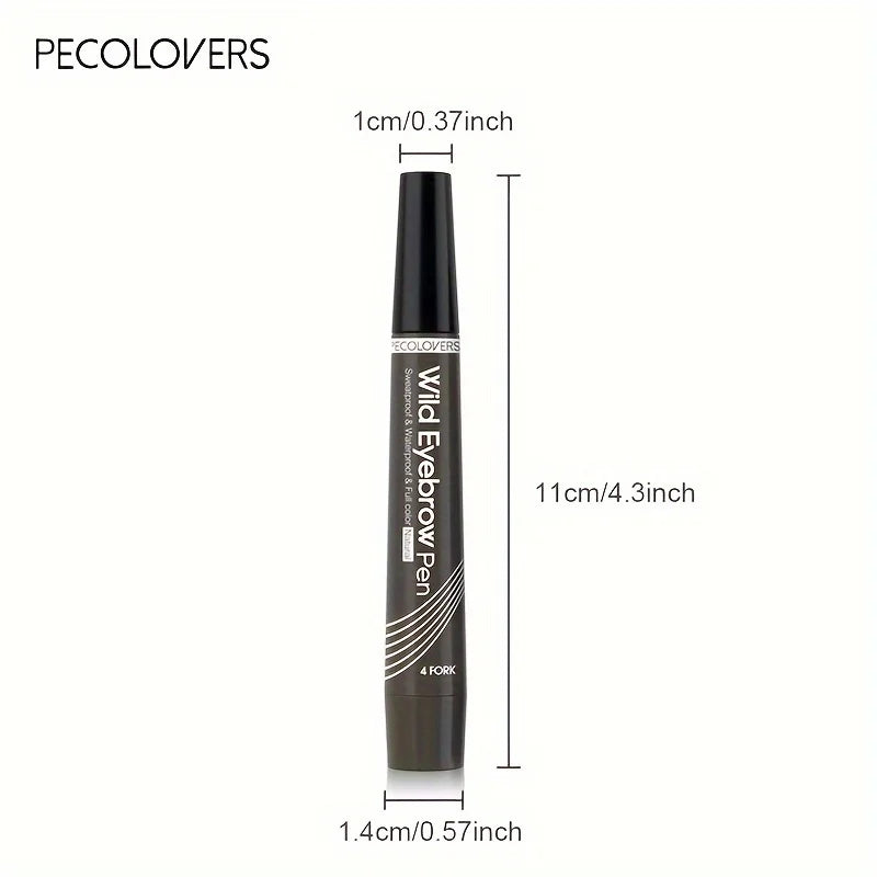 6-Color Waterproof Eyebrow Tattoo Pen – 4 Split Tip for Natural, Long-Lasting Brows!