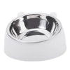 Inclined Cat Bowl – Cute Stainless Steel Feeding Bowl for Kittens & Puppies