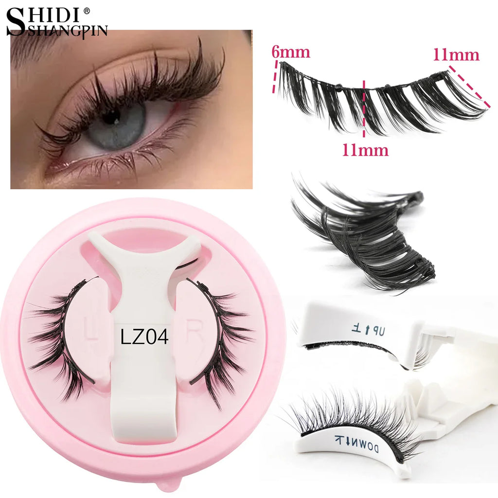 Magnetic Mink Lashes Set – Reusable with Tweezers
