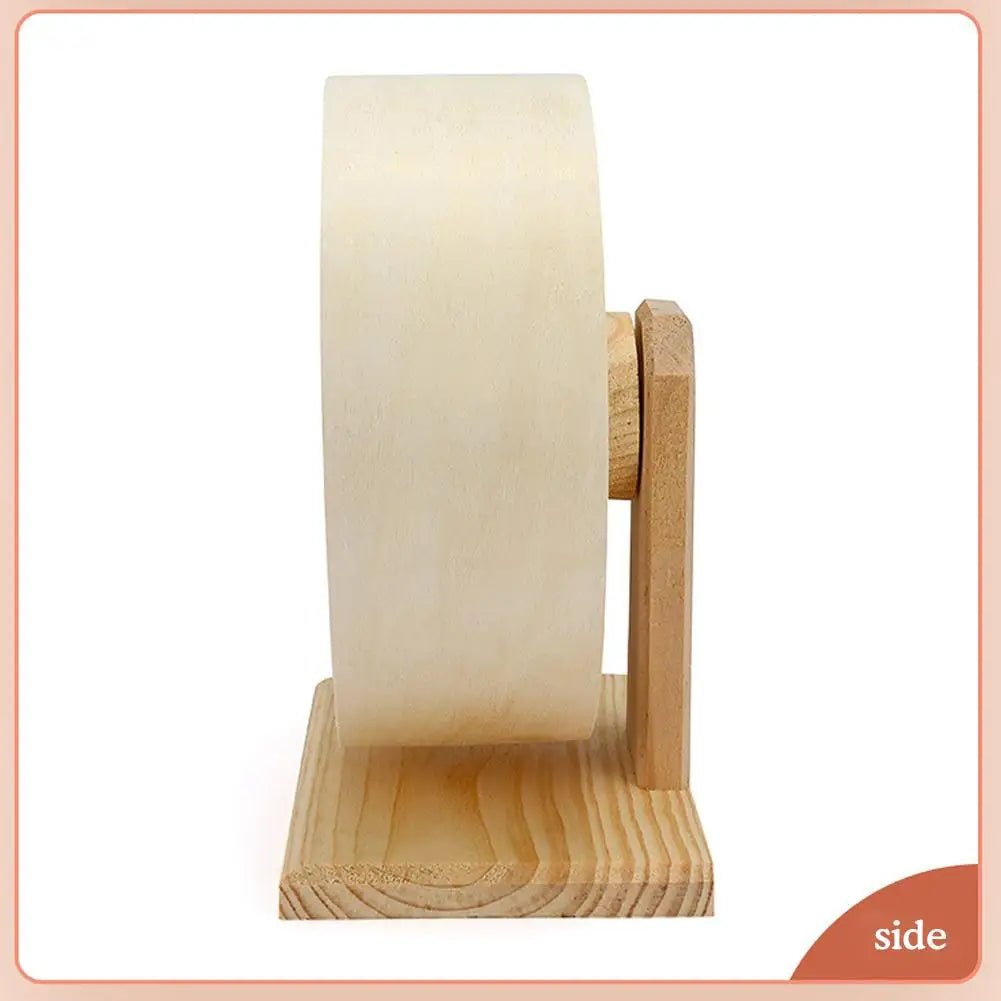 Golden Bear Silent Wooden Hamster Wheel with Cork Pad