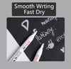 White Marker Pen Set Waterproof Oily Ink for DIY Sketch & Writing