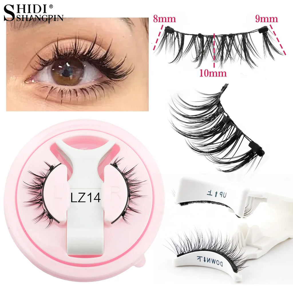 Magnetic Mink Lashes Set – Reusable with Tweezers