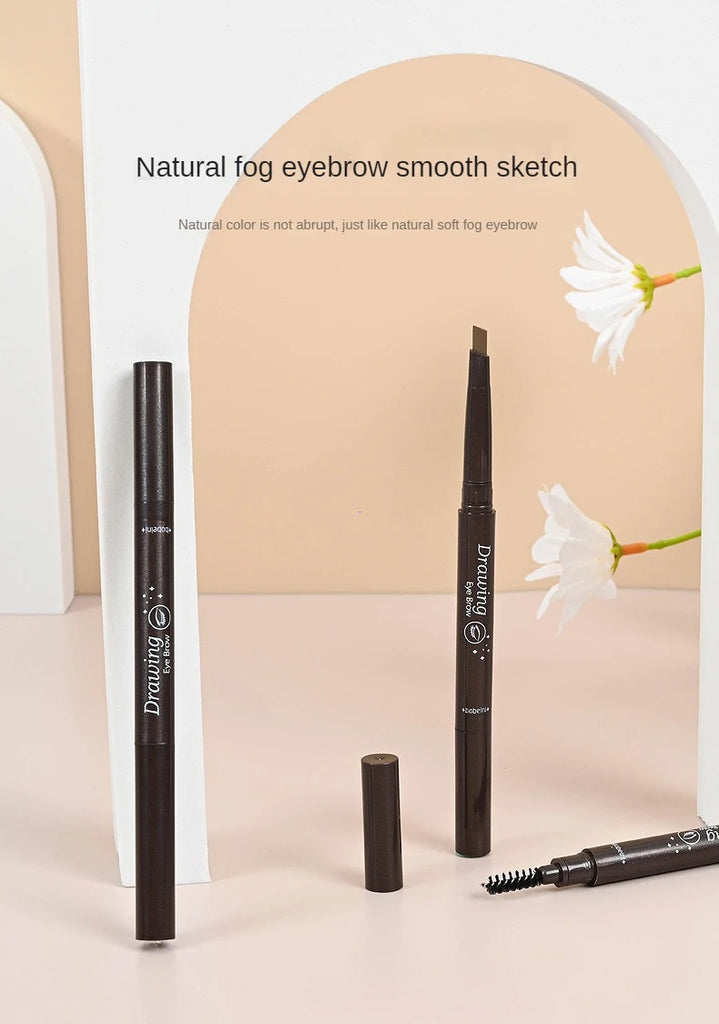 2-in-1 Waterproof Eyebrow Pencil – 5 Colors, Long-Lasting Tattoo Brush
