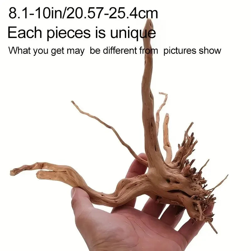 Driftwood Tree Trunk Ornament – 7–26CM Aquarium & Reptile Decor