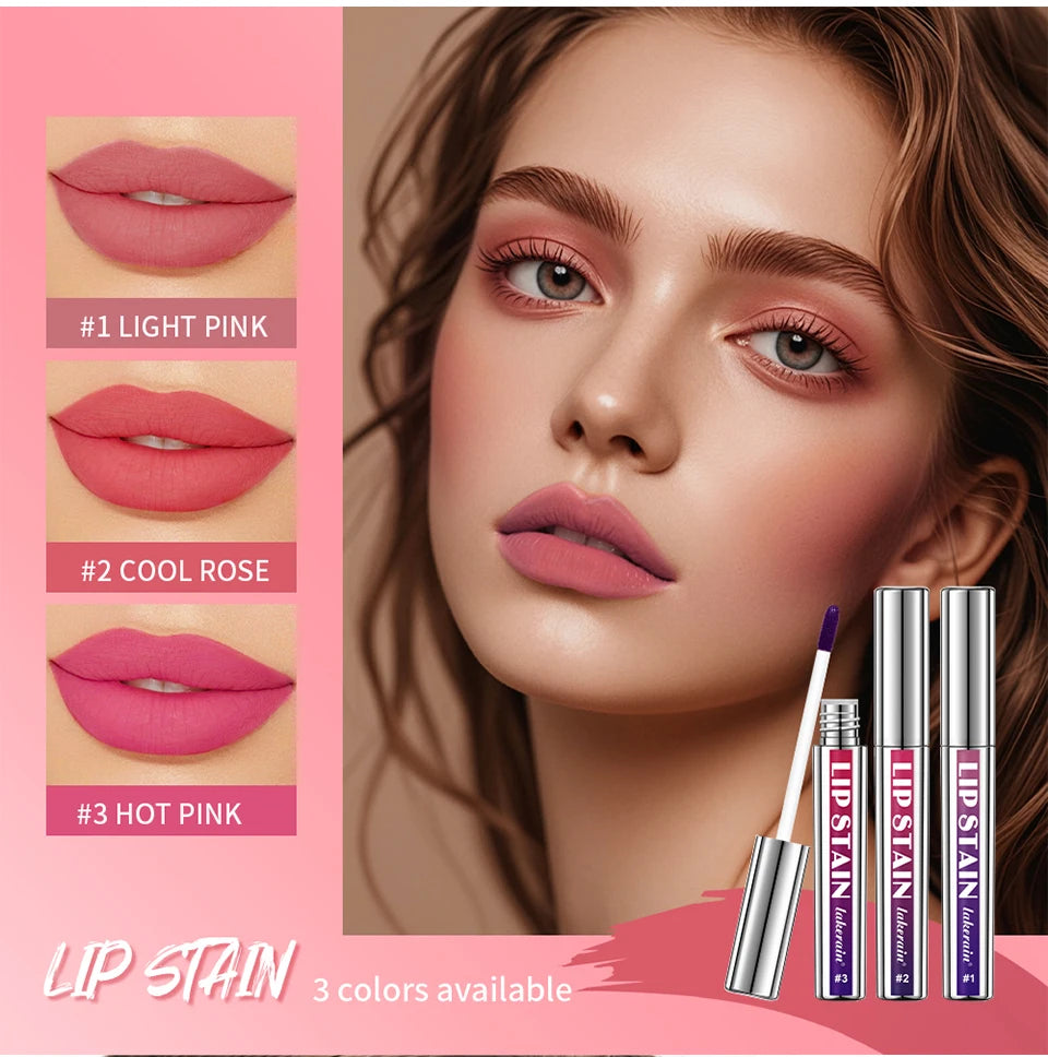 Korean Matte Lip Tint – Peel-Off, Long-Lasting & Waterproof