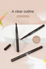 2-in-1 Waterproof Eyebrow Pencil – 5 Colors, Long-Lasting Tattoo Brush