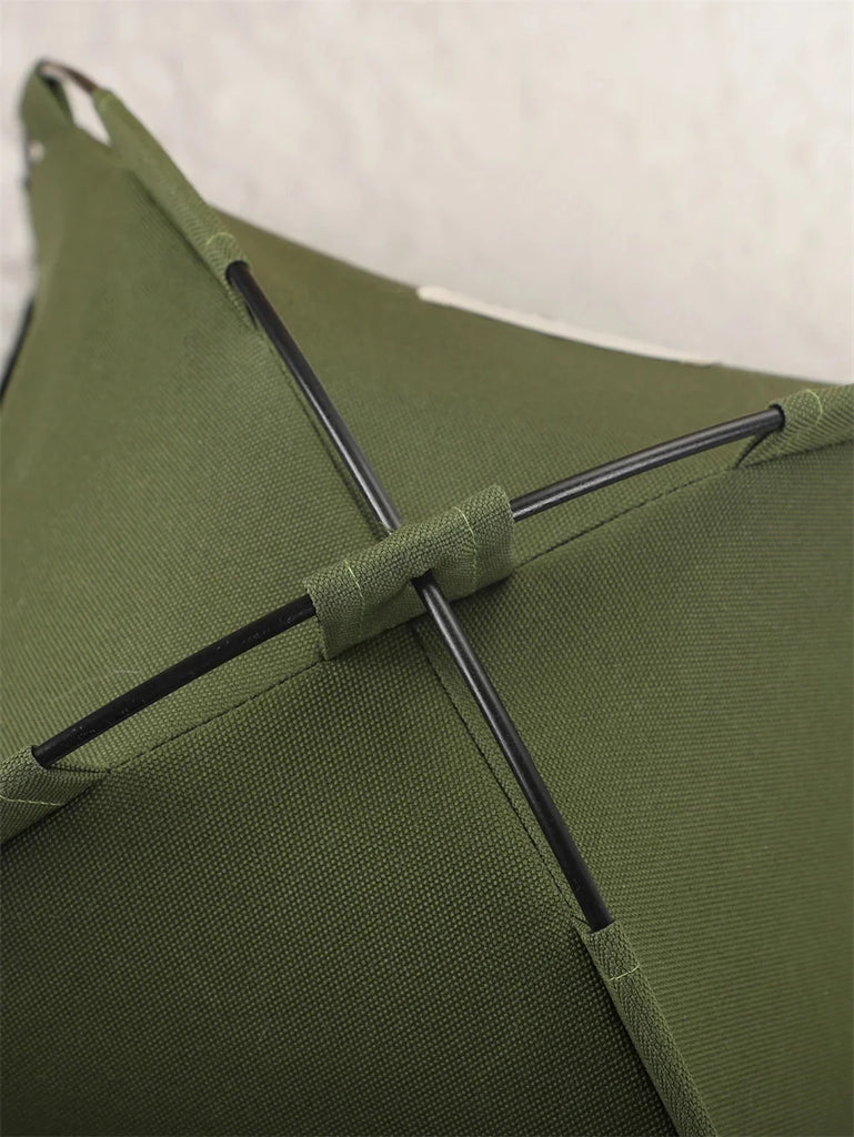 Foldable Pet Tent Nest – Breathable Semi-Closed Outdoor Bed with Cooling Pad