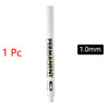 White Marker Pen Set Waterproof Oily Ink for DIY Sketch & Writing