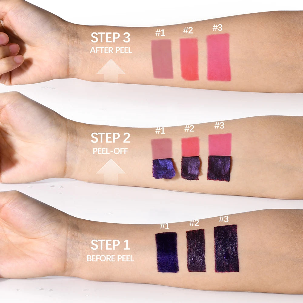 Korean Matte Lip Tint – Peel-Off, Long-Lasting & Waterproof