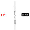 White Marker Pen Set Waterproof Oily Ink for DIY Sketch & Writing