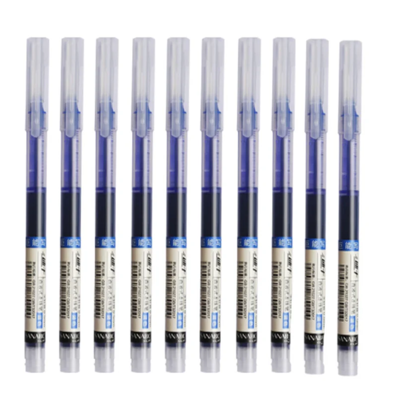 24pcs Gel Ink Ball Pens 0.5mm Black Blue Quick-Dry for School