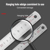 Deli Stainless Steel Ruler 15/20/30cm Metal Measuring Tool for School & Office