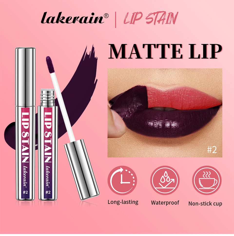 Korean Matte Lip Tint – Peel-Off, Long-Lasting & Waterproof