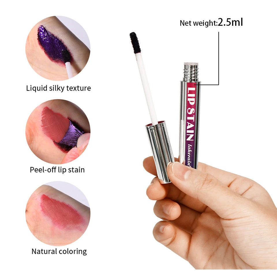 Korean Matte Lip Tint – Peel-Off, Long-Lasting & Waterproof