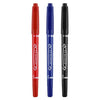 5/10 Pcs Twin Tip Permanent Marker Black/Blue/Red Oil Marker Pen Fine Nid Marker Ink Stationery School & Office Supplies