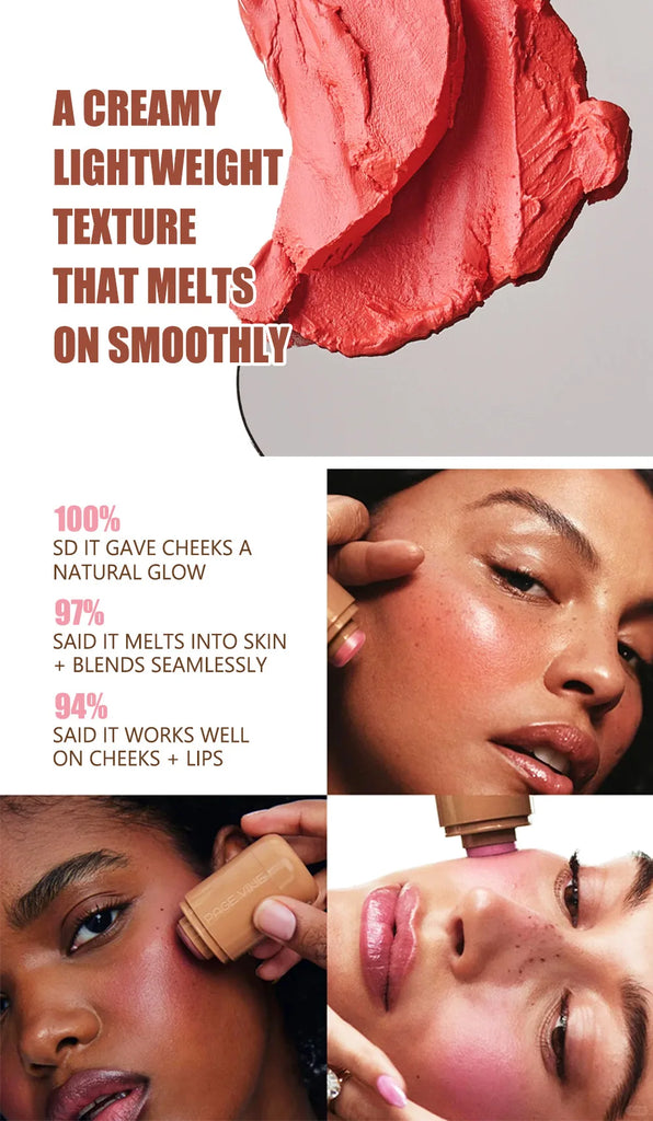 PAGE VINE Pocket Blush Stick – 6-in-1 Lip & Cheek Balm