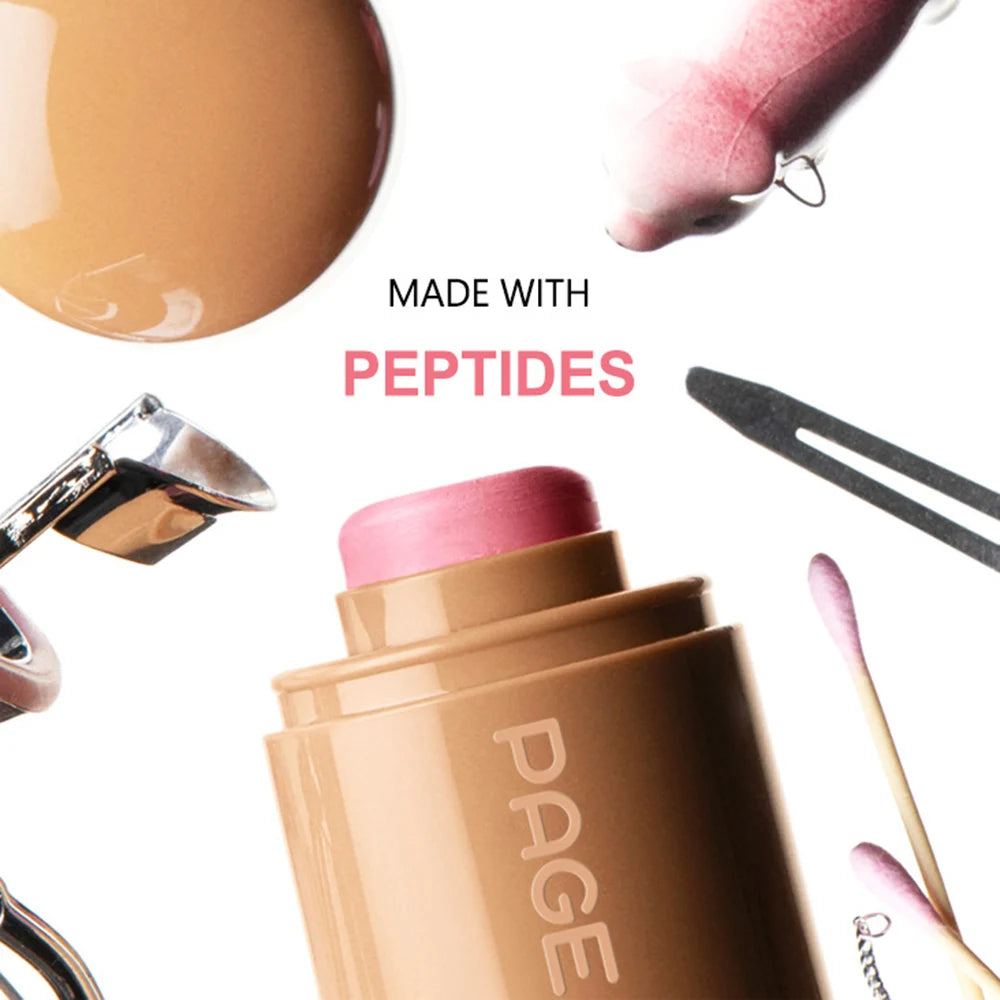 PAGE VINE Pocket Blush Stick – 6-in-1 Lip & Cheek Balm