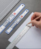 Deli Stainless Steel Ruler 15/20/30cm Metal Measuring Tool for School & Office