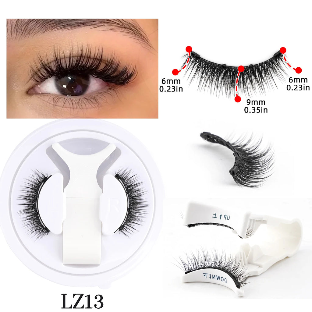 Magnetic Mink Lashes Set – Reusable with Tweezers