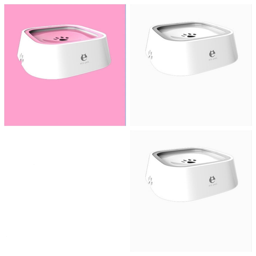 1.5L Anti-Overflow Pet Water Bowl – Floating Slow Feeder for Cats & Dogs