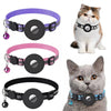 Reflective Waterproof AirTag Pet Collar – Nylon Holder for Dogs & Cats