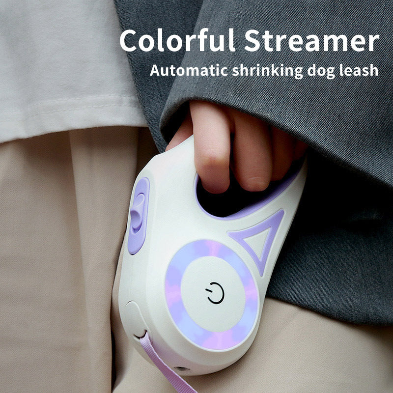 Retractable Dog Leash with Collar – Automatic Pet Lead for Small & Medium Dogs