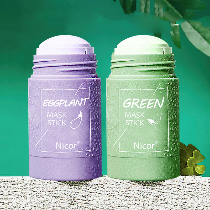 Green Tea Mask Stick – Deep Cleansing Clay, Oil Control, Anti-Acne & Whitening Skin Care