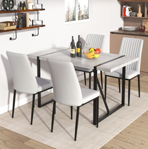 Kitchen & Dining Room Table – Modern 4-Person 55-Inch Table