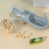 3-in-1 Portable Dog Water Cup – Feeder & Waste Bag Dispenser for Pets