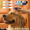 Handheld Silicone Pet Brush – Shampoo, Massage & Hair Removal Grooming Tool for Dogs & Cats