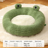 Little Frog Plush Pet Nest – Warm Cat & Dog Bed, Autumn Winter House for Small Pets