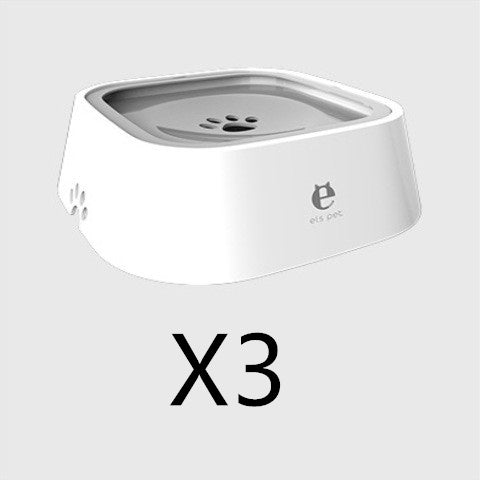 1.5L Anti-Overflow Pet Water Bowl – Floating Slow Feeder for Cats & Dogs