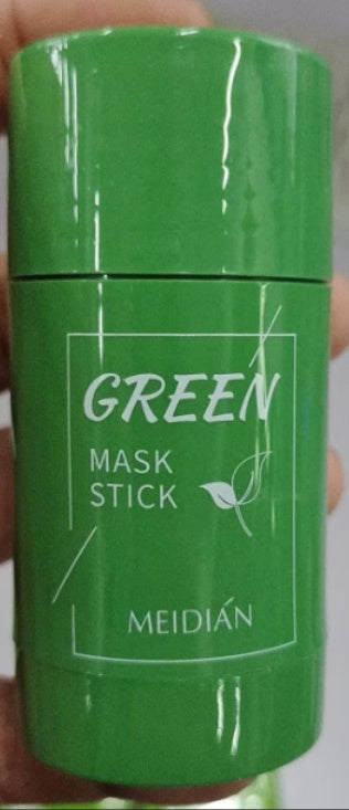 Green Tea Mask Stick – Deep Cleansing Clay, Oil Control, Anti-Acne & Whitening Skin Care