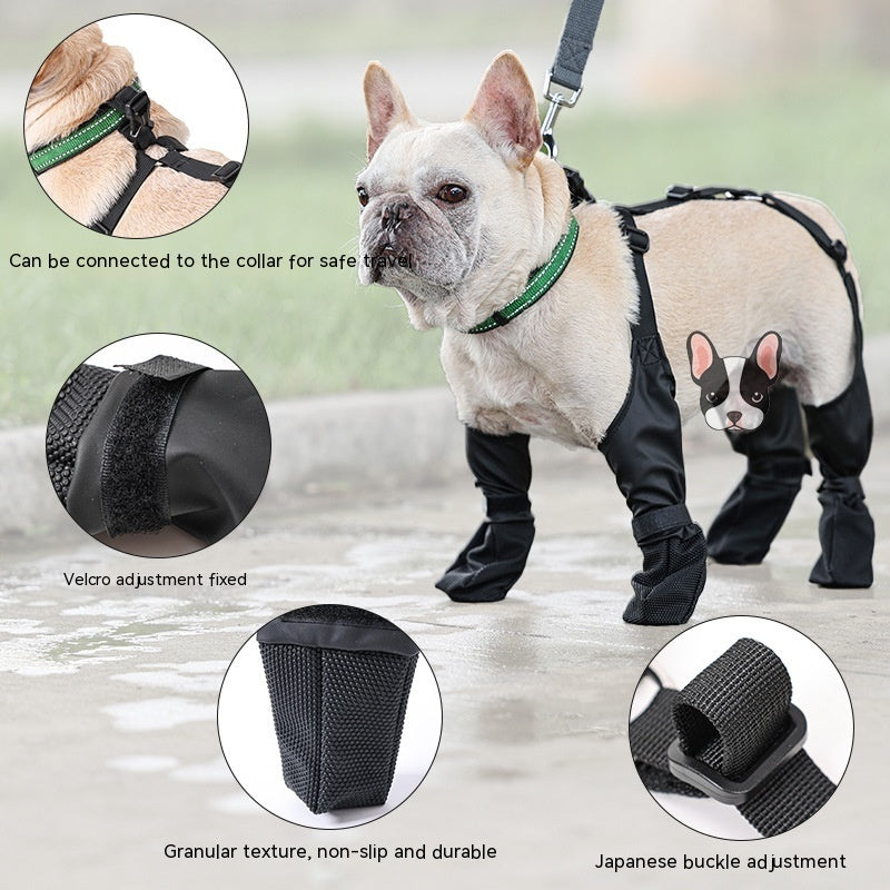Dog Boots for Outdoor Walking – Waterproof, Soft & Breathable Pet Shoes, Paw Protection