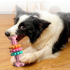 Indestructible Dog Chew Bone Toy – TPR Bite Resistant Teething & Teeth Cleaning