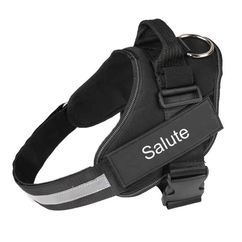 Personalized Pet Harness – Breathable Reflective No-Pull Dog Harness with Custom Patch