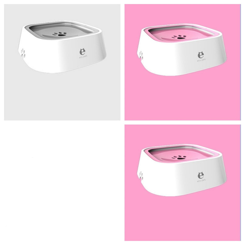 1.5L Anti-Overflow Pet Water Bowl – Floating Slow Feeder for Cats & Dogs