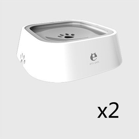 1.5L Anti-Overflow Pet Water Bowl – Floating Slow Feeder for Cats & Dogs